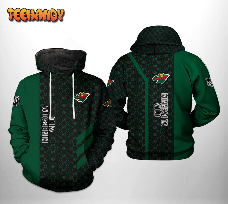 Minnesota Wild NHL 3D Printed Hoodie Zipper Hoodie