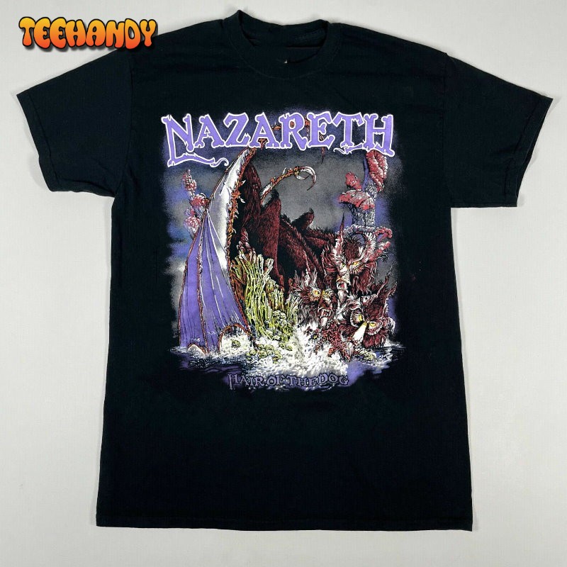 Nazareth Band Shirt, Nazareth Rock Band Tee, Vintage Nazareth Band Shirt