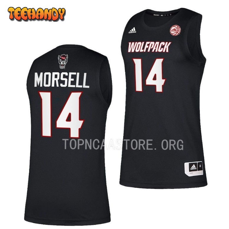 NC State Wolfpack Casey Morsell 2023 Black College Basketball Jersey