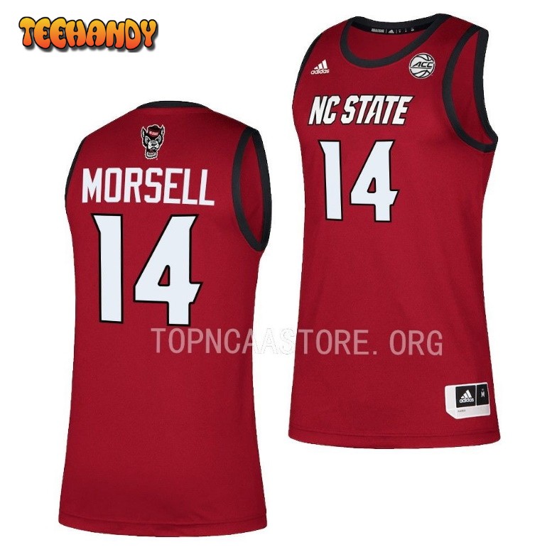 NC State Wolfpack Casey Morsell 2023 Red College Basketball Jersey