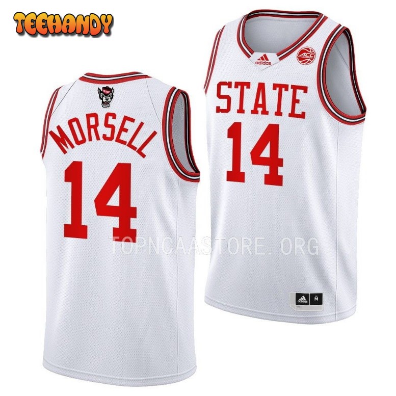 NC State Wolfpack Casey Morsell White 1983 Throwback College Jersey