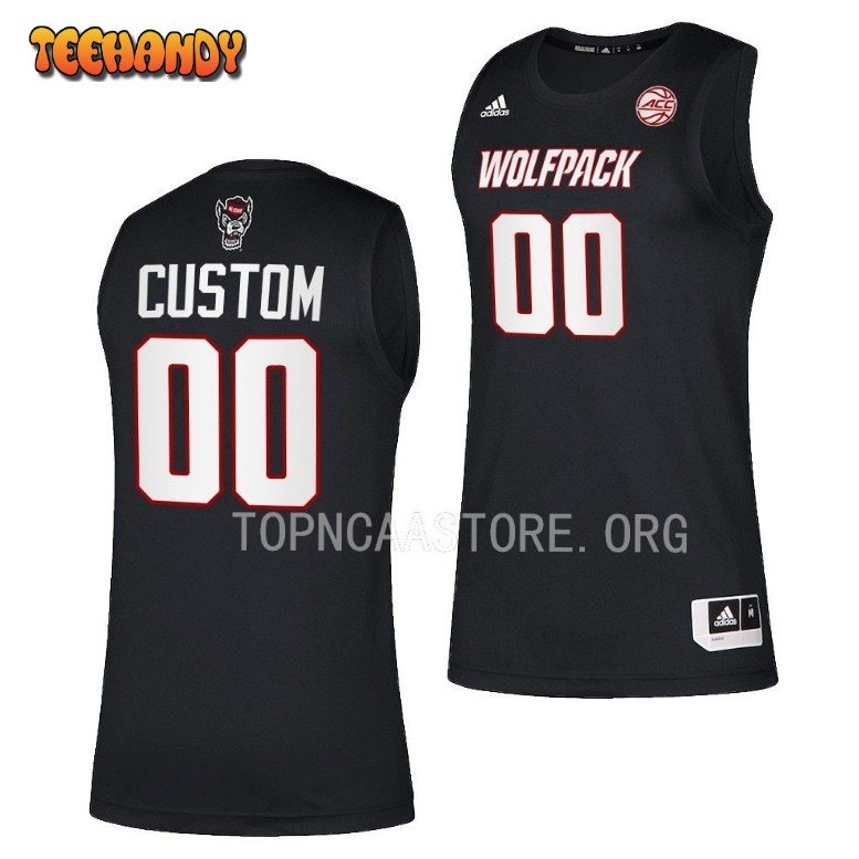 NC State Wolfpack Custom 2023 Black College Basketball Jersey