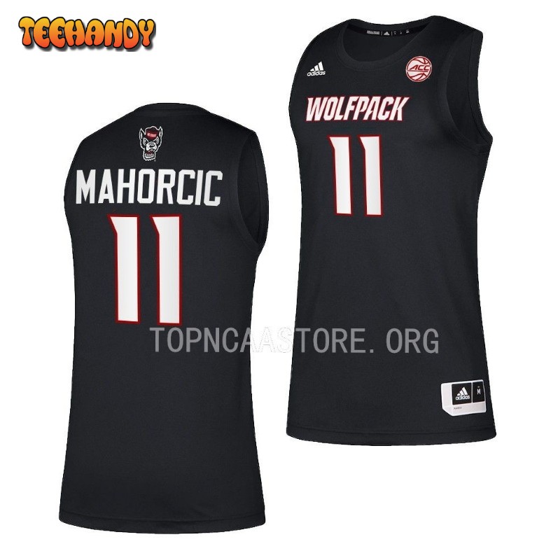 NC State Wolfpack Dusan Mahorcic 2023 Black College Basketball Jersey