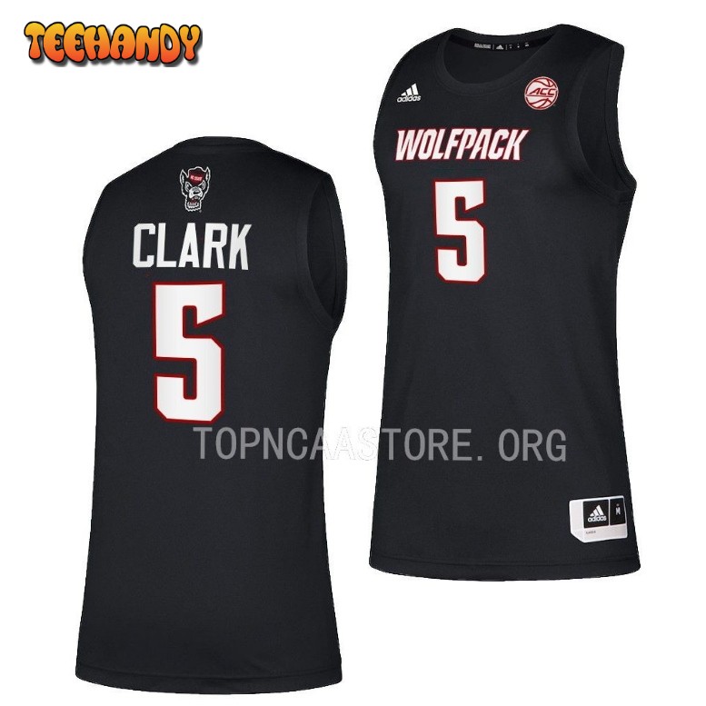 NC State Wolfpack Jack Clark 2023 Black College Basketball Jersey