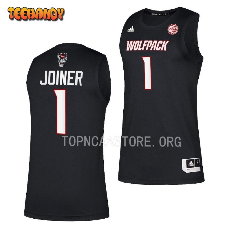 NC State Wolfpack Jarkel Joiner 2023 Black College Basketball Jersey