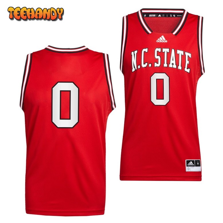 NC State Wolfpack Terquavion Smith Red Reverse Retro College Jersey