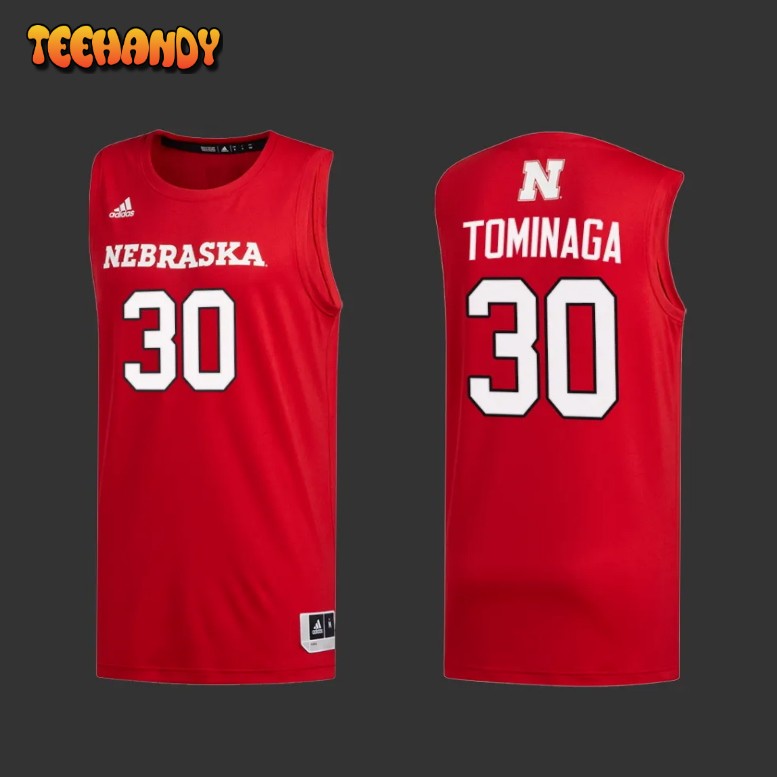 Nebraska Huskers Keisei Tominaga 2022-23 Red College Basketball Jersey