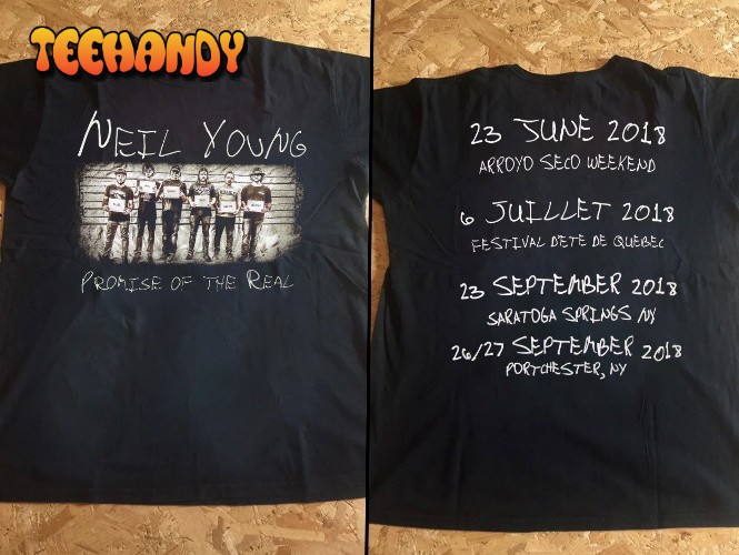 Neil Young Promise Of The Real Concert 2018 T-Shirt, Neil Young T-Shirt