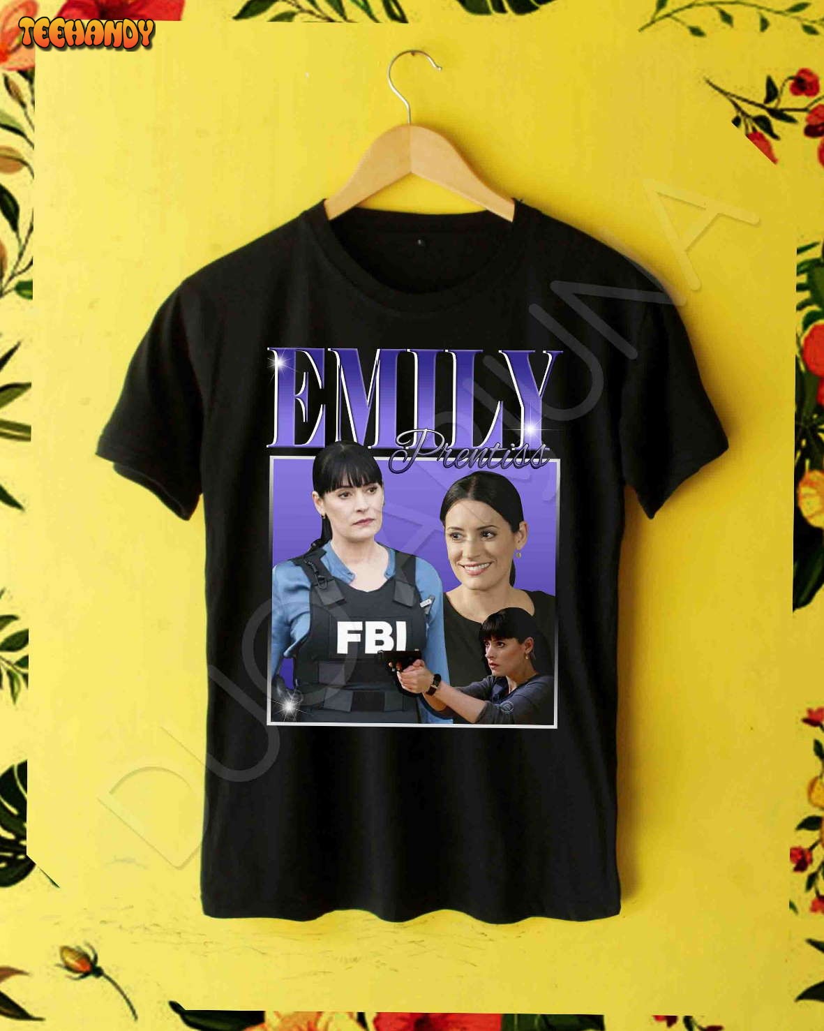 New Emily Prentiss Criminal Minds Shirt , Paget Brewster vintage 90s T Shirt