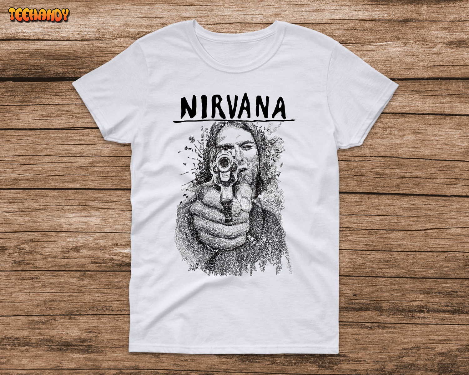 Nirvana Kurt Cobain Shirt, Kurt Cobain Play Guitar Shirt