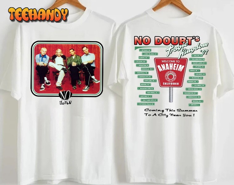 No Doubt 1997 Tragic Kingdom T-Shirt, No Doubt Coming This Summer T-Shirt