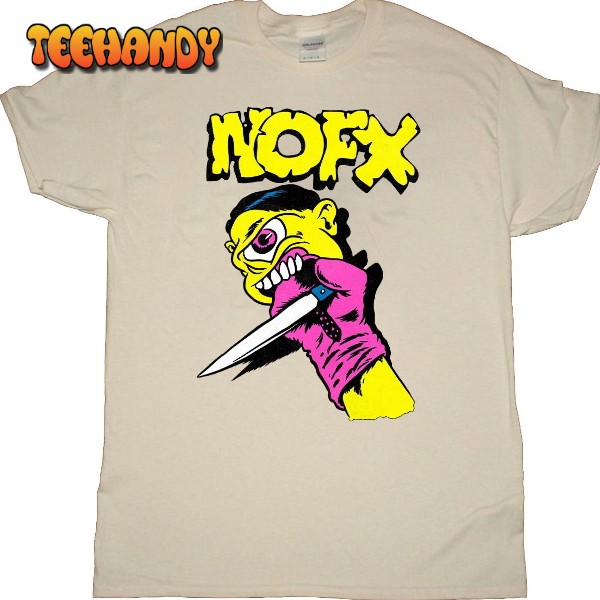 NOFX Black Flag Parody T-Shirt, Punk Rock Band Music Concert T-Shirt