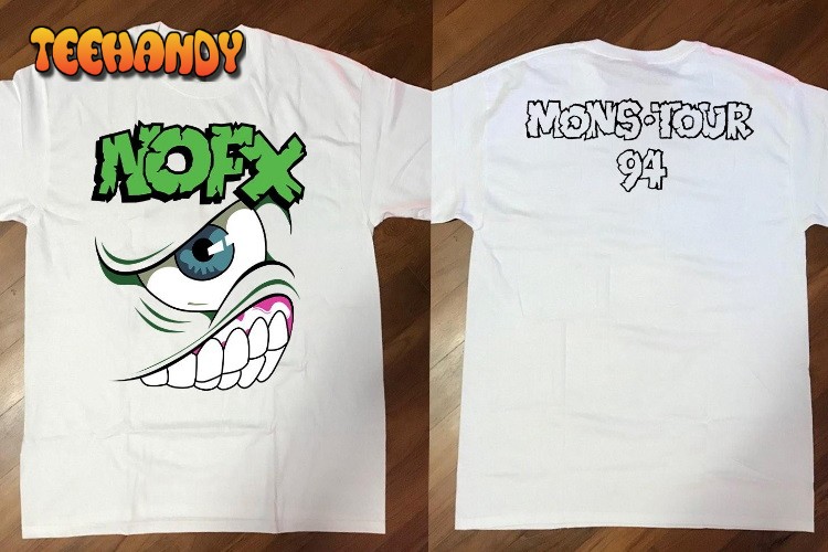 NOFX Eyes Mons Tour 1994 T-Shirt, NOFX Monster Tour ’94 T-Shirt