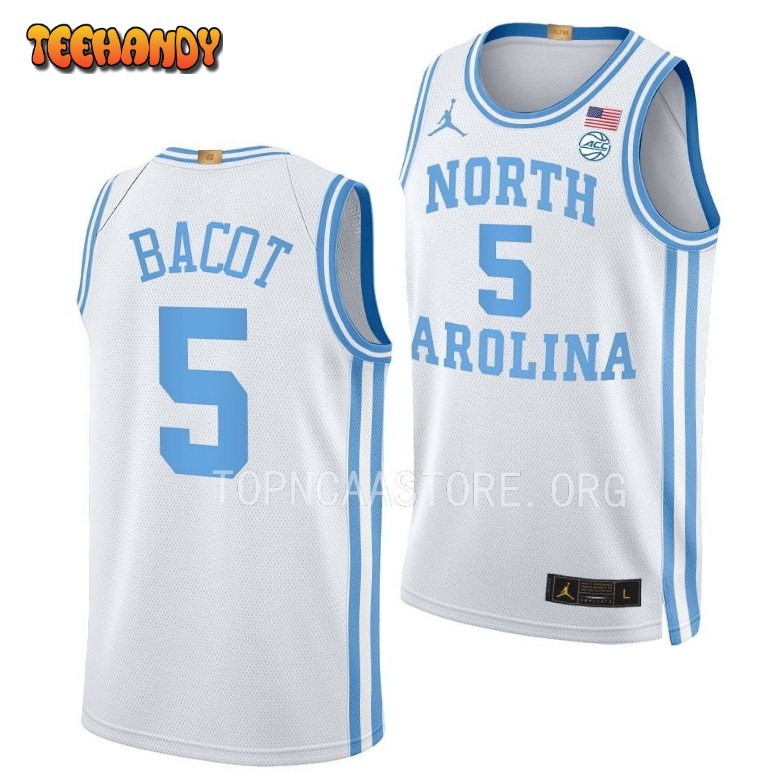 North Carolina Tar Heels Armando Bacot 2023 White Elite College Jersey