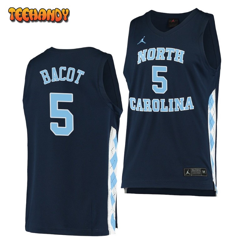 North Carolina Tar Heels Armando Bacot Navy Alternate College Jersey