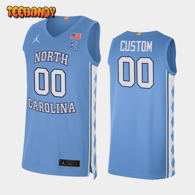 North Carolina Tar Heels Custom Blue Limited College Basketball Jersey