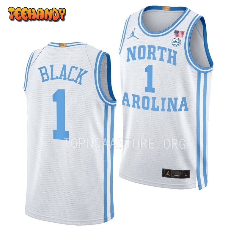 North Carolina Tar Heels Leaky Black 2023 White Elite College Basketball Jersey