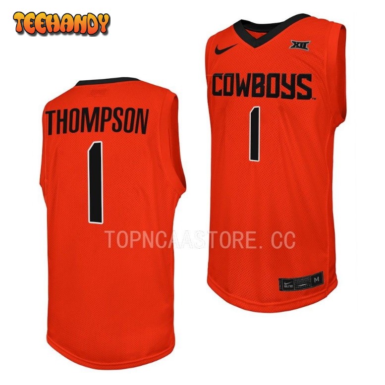 Oklahoma State Cowboys Bryce Thompson Orange College Basketball Jersey