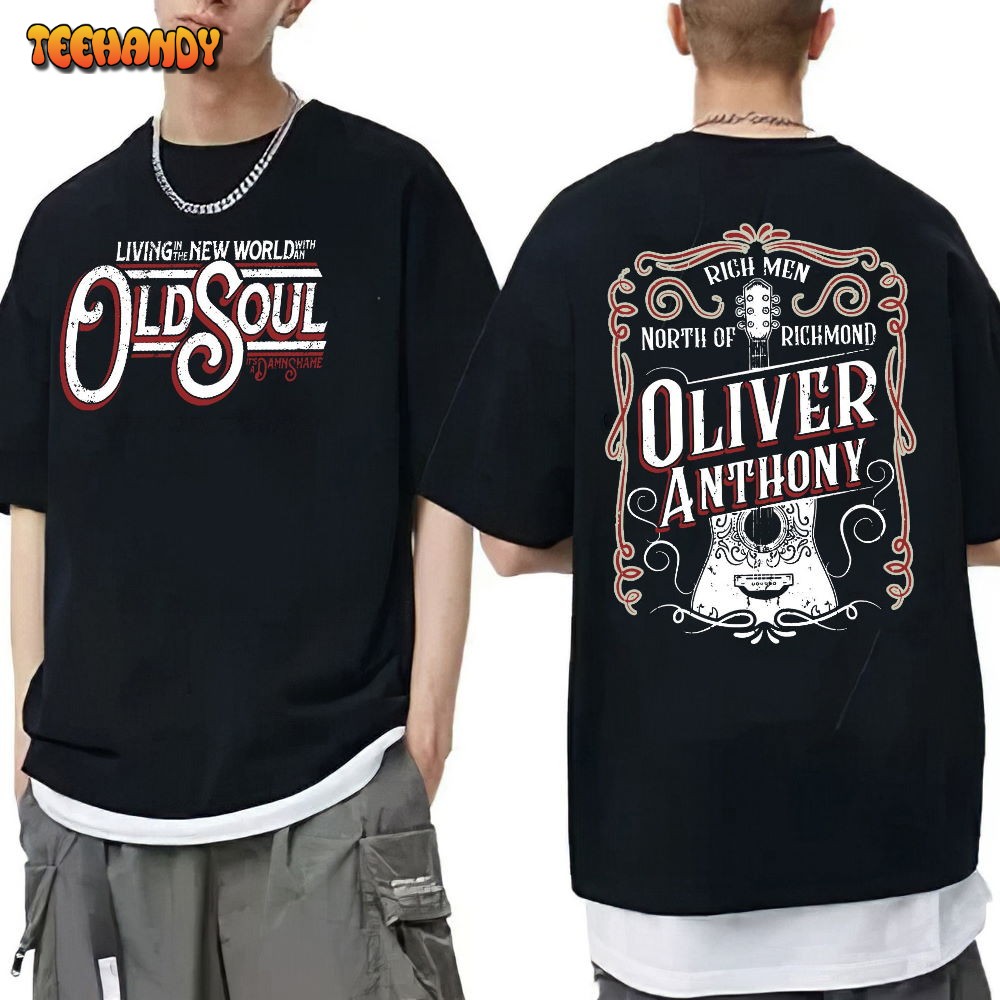 Oliver Anthony Rich Men North Of Richmond Guitar Shirt