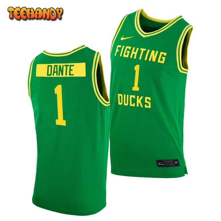 Oregon Ducks N’Faly Dante Green Replica College Basketball Jersey