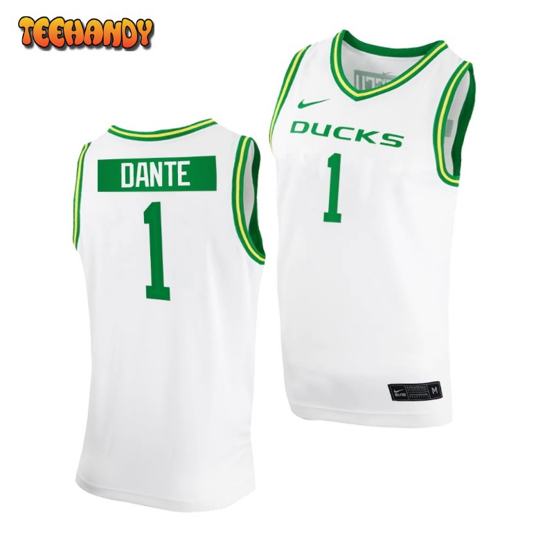 Oregon Ducks N’Faly Dante White Replica College Basketball Jersey