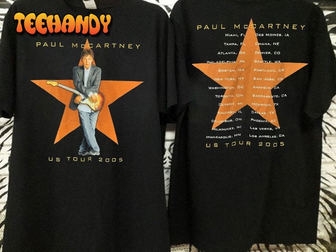 Paul McCartney 2005 US Concert Tour T-Shirt