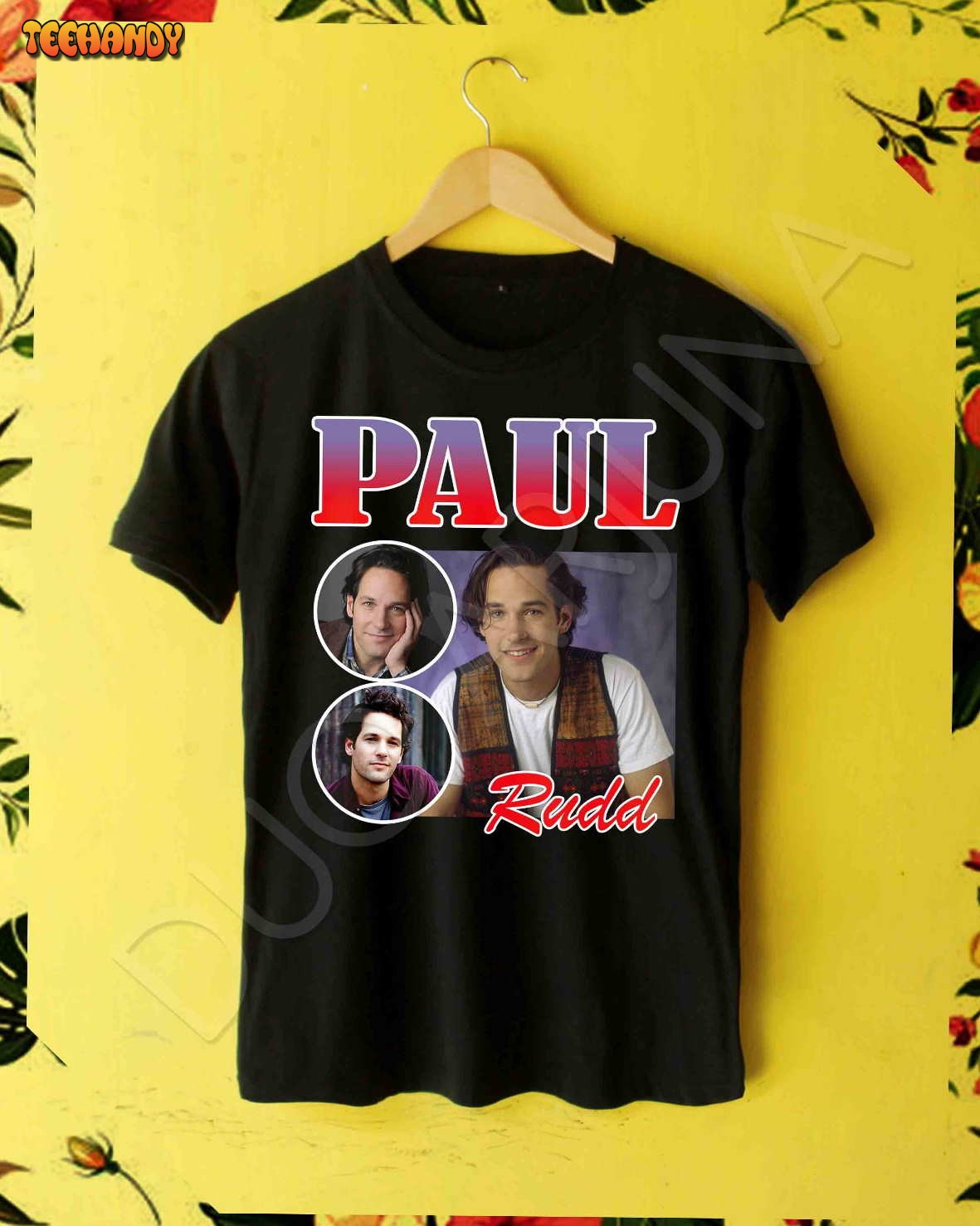 paul rudd COVER FACE shirt, homage paul rudd movie shirt