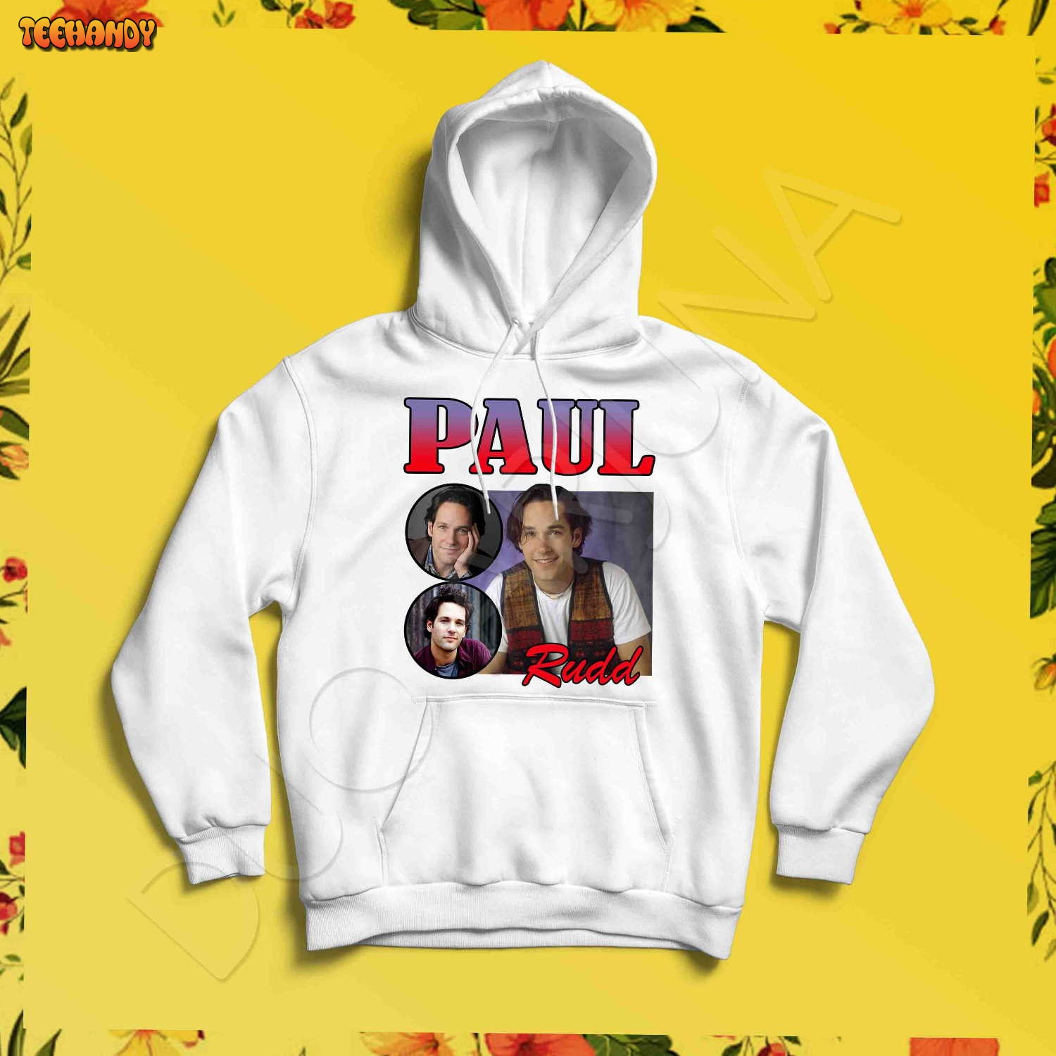 paul rudd hoodie COVER FACE sweatshirt