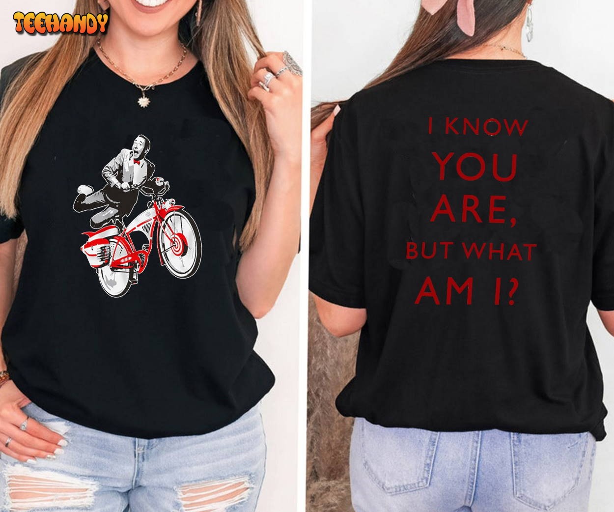 Pee-Wee Herman Know You Are But What Am I T-Shirt, Paul Reubens T Shirt