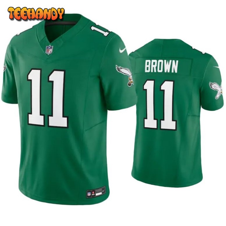 Philadelphia Eagles A.J. Brown Green Throwback Limited Jersey