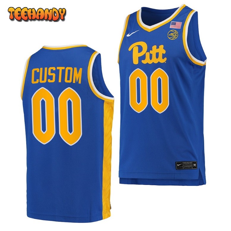 Pittsburgh Panthers Custom 2023 Royal Replica College Basketball Jersey