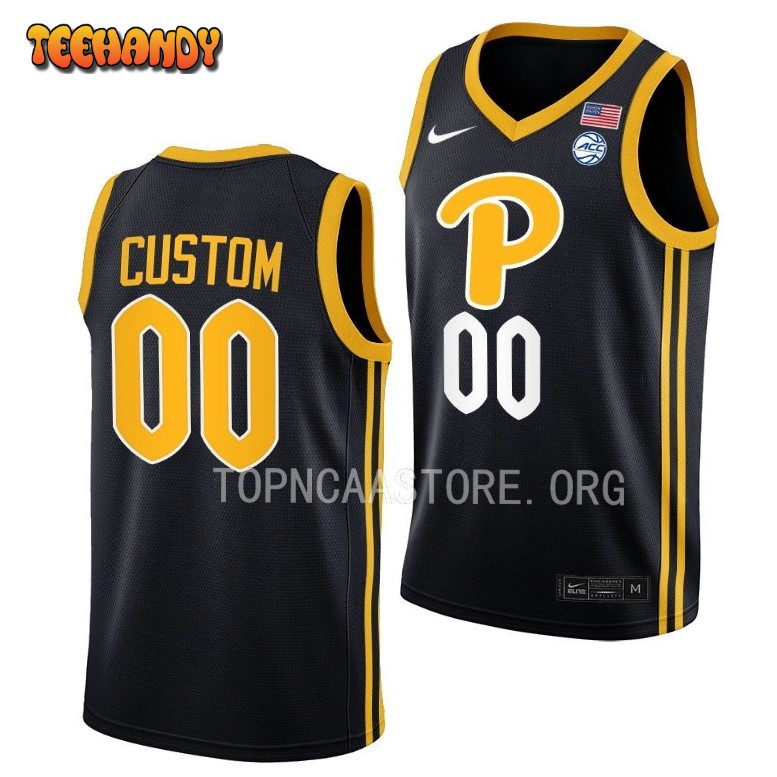 Pittsburgh Panthers Custom Black College Basketball Jersey