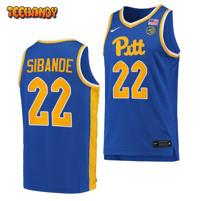 Pittsburgh Panthers Nike Sibande 2023 Royal Replica College Basketball Jersey