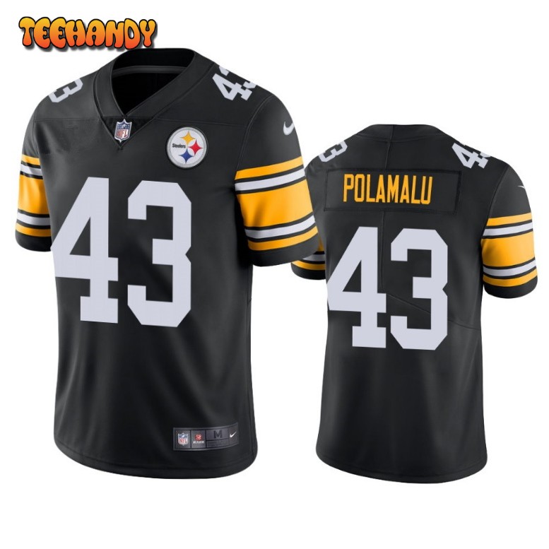 Pittsburgh Steelers Troy Polamalu Black Alternate Limited Jersey