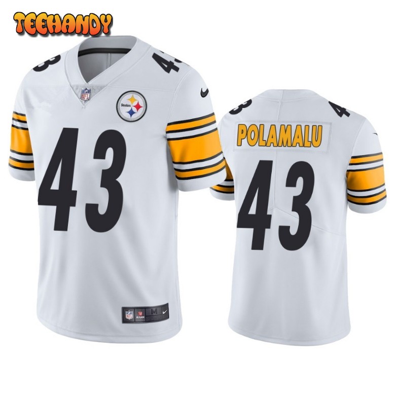 Pittsburgh Steelers Troy Polamalu White Limited Jersey