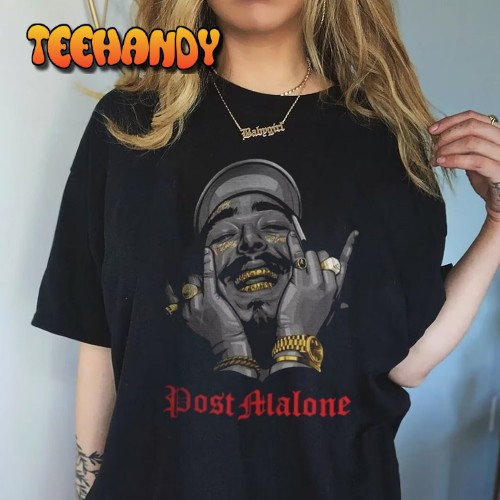 Post Malone Face Posty Tour 2023 Posty Twelve Carat Europe Tour Sweatshirt