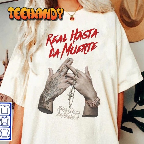 Rare Anuel AA Real Hasta La Muerte T-Shirt Sweatshirt