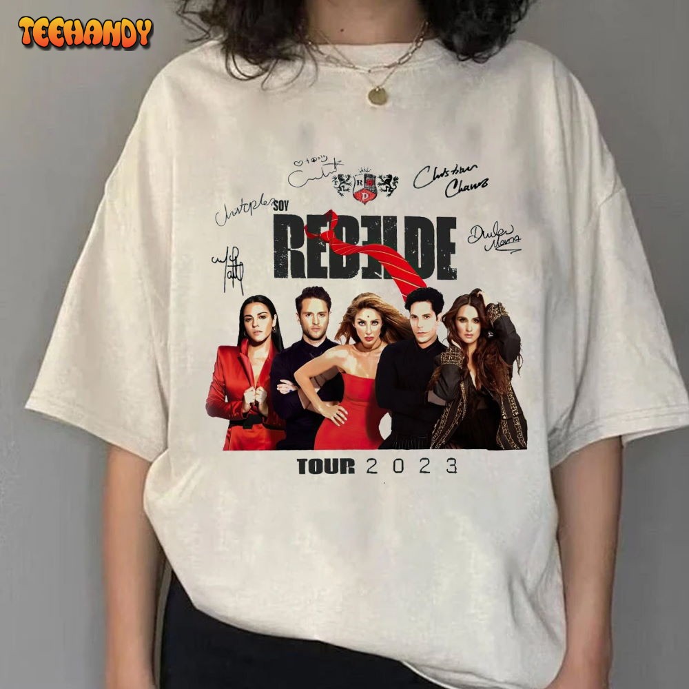 Rbd Rebelde Tour 2023 Shirt, Vintage 90s RBD Concert Shirt