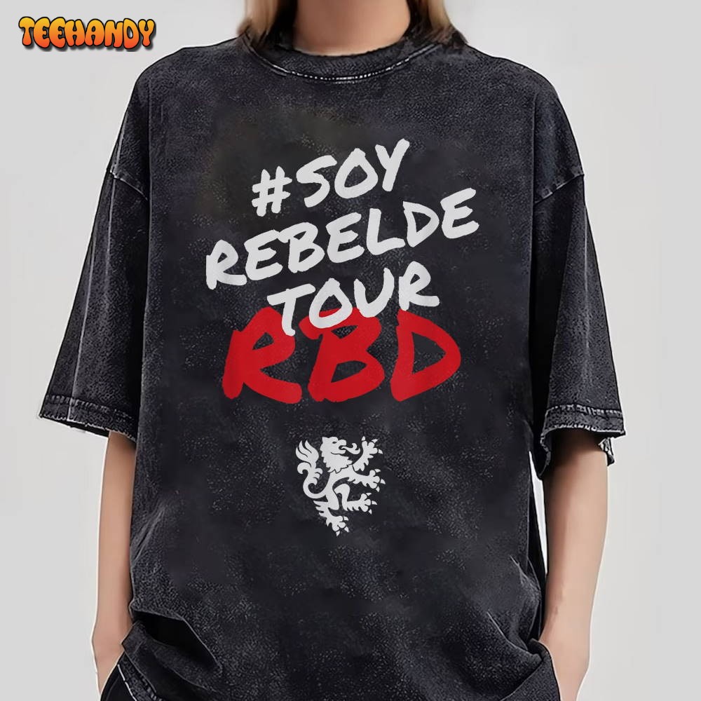 Rbd Rebelde Tour 2023 Shirt, Vintage 90s Soy Rebelde Era Shirt