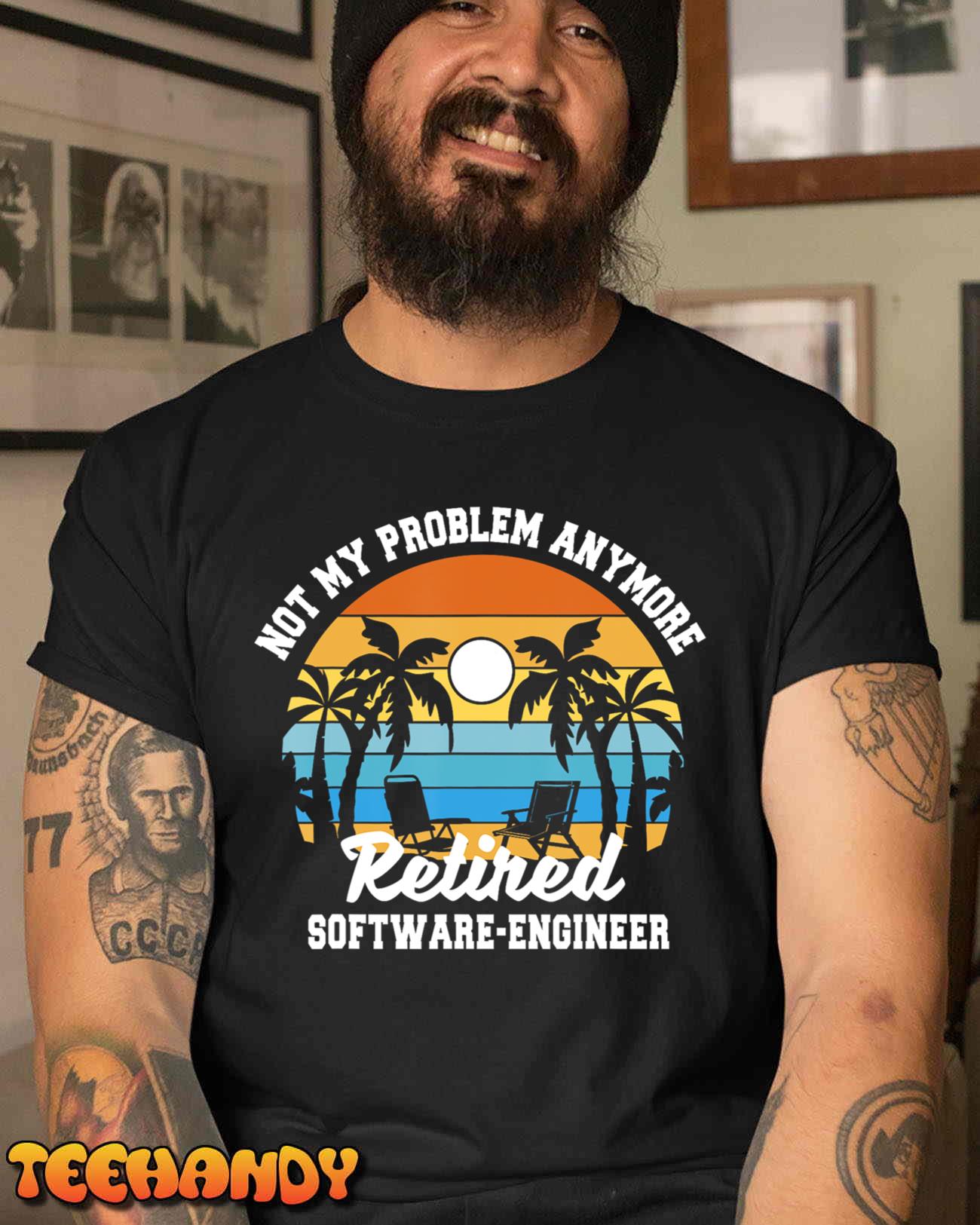 Retirement gift idea Retired Software Engineer T-Shirt