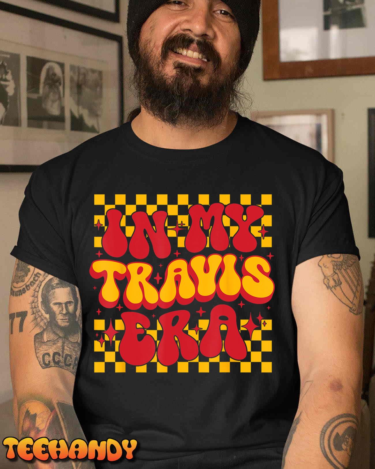 Retro Groovy In My Travis Era Unisex T-Shirt