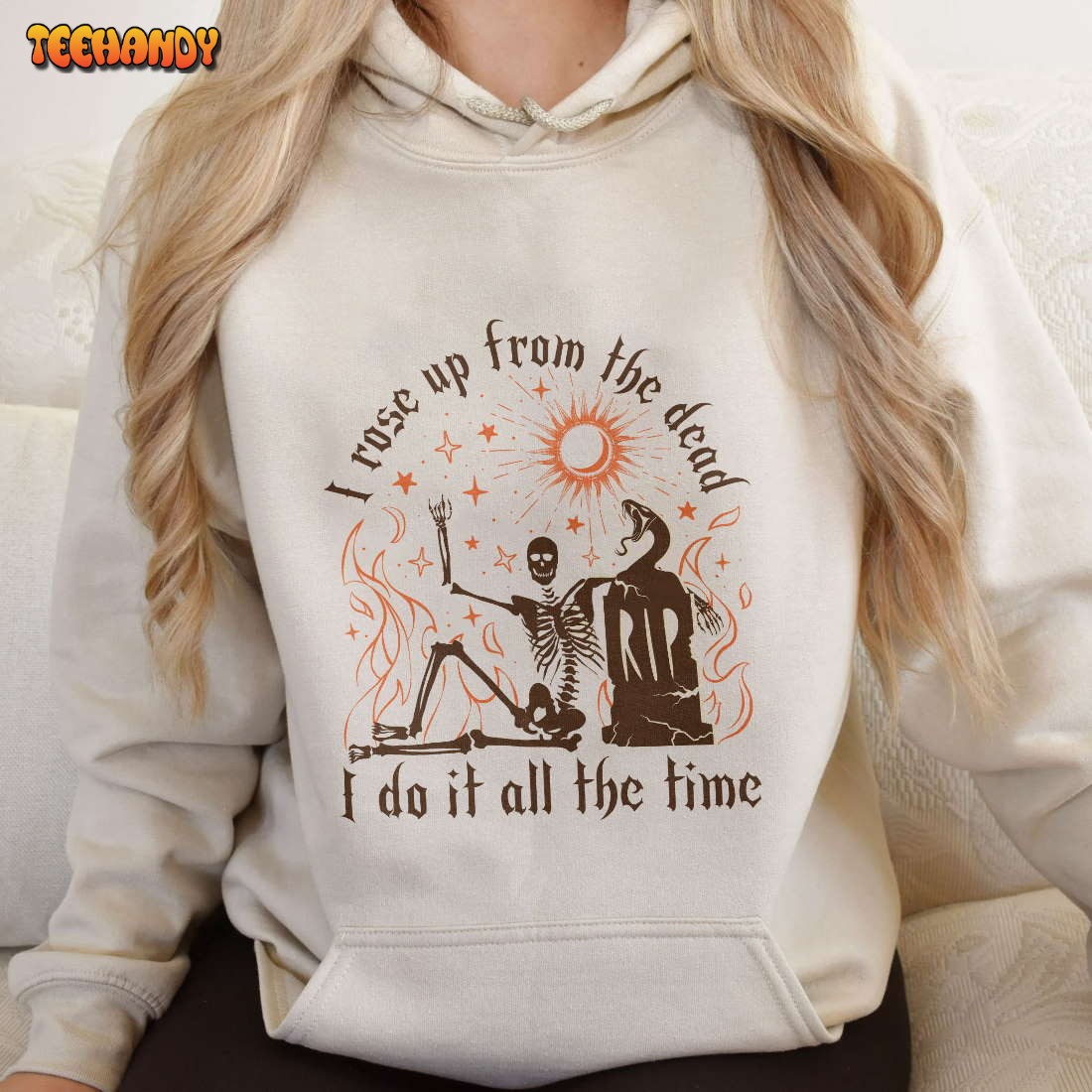 Rose Up From The Dead Sweatshirt, Halloween Era Sweatshirt