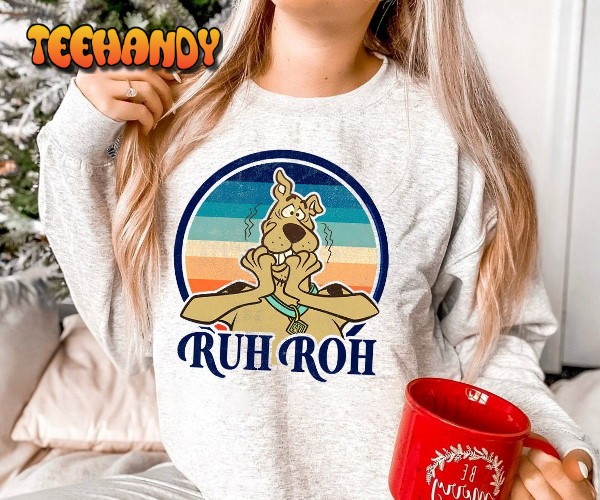 Ruh Roh Sunset T-Shirt, Scooby Doo Sweatshirt, Scooby Doo Ruh Roh T-Shirt