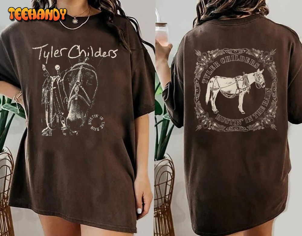 Rustin’ In The Rain T-shirt, Album Tyler Childers Shirt, Retro Western Shirt