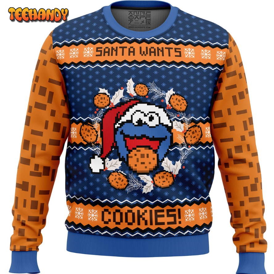 Santa wants cookies! Ugly Christmas Sweater