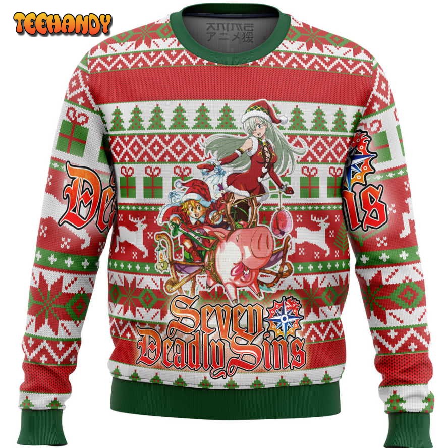 Seven Deadly Sins Alt Ugly Christmas Sweater