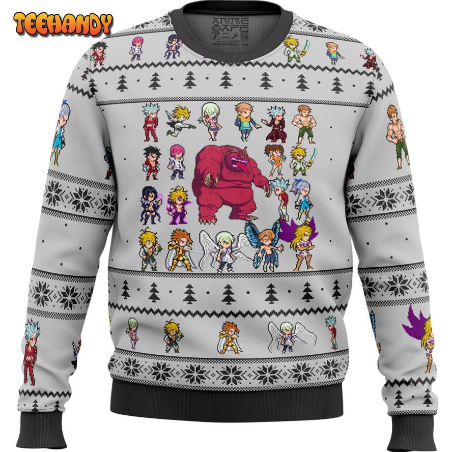 Seven Deadly Sins Sprites Ugly Christmas Sweater