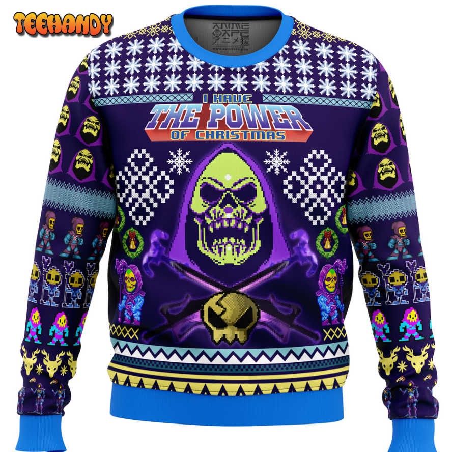 Skeletor Masters of the Universe Ugly Christmas Sweater