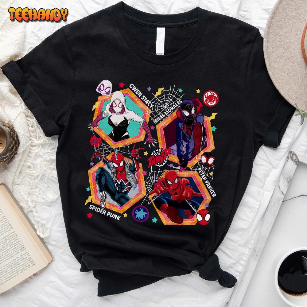 Spider-Man Across The Spider-Verse Characters Shirt