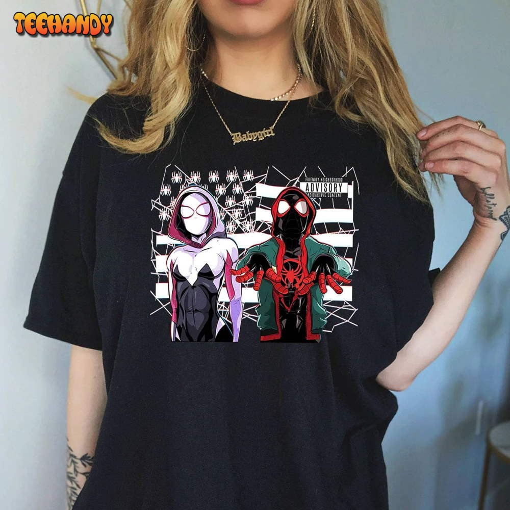 Spider Man Spider Gwen Shirt, Gwen Stacy And Mile Morales Avengers Team Shirt